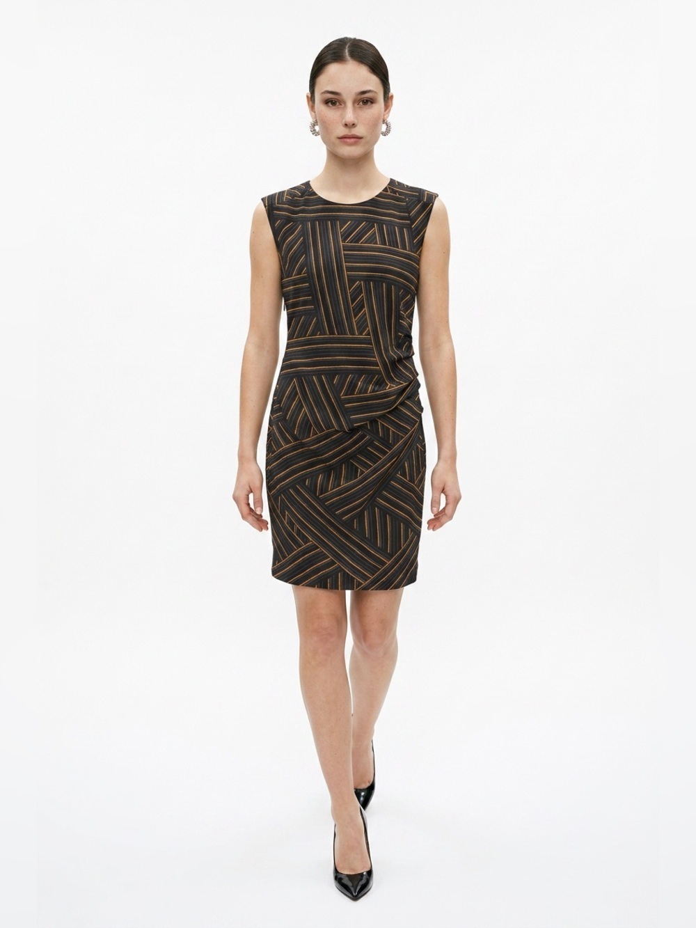 ✌️4/$20✌️ Kaffe knit dress with side ruching
